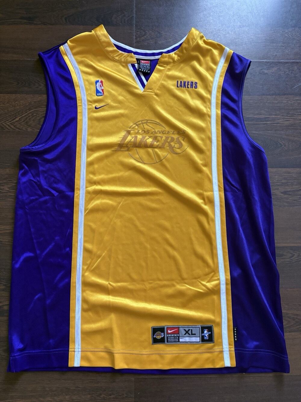 Rare Find Nike Los Angeles Lakers Warm Up Jersey Large Y2K NBA Authentics Sz XL